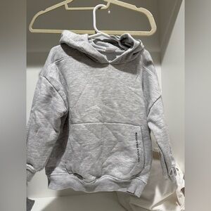 Zara Light Gray Kids Hoodie